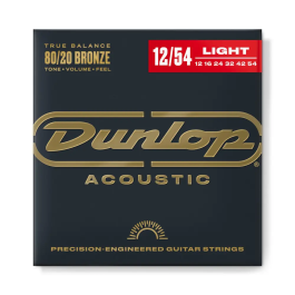 Dunlop Juego Acústica Cuerdas Guitarra 80/20 Light 12-54 Bronce - Calidad y Sonido Brillante Precio: 8.94999974. SKU: B149XF448H