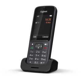 Gigaset SL800H Pro Teléfono Inalámbrico DECT/analógico, Terminal con Altavoz, Agenda 500 Contactos, Antracita