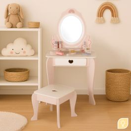 Tocador de juguete Woomax 48 X 92 X 32 CM Blanco Rosa