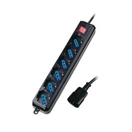 Regleta Enchufes 6 Tomas con Interruptor Ewent EM3925 Schuko Negro