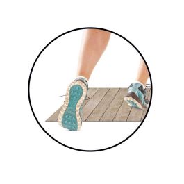 Croma Collection Alfombra vinílica mosaico terracota estampado 50x110 cm, antideslizante, PVC