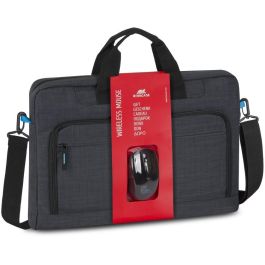 Maletín para Portátil Rivacase Regent 8058 17,3" Negro 17" 17,3"