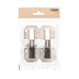 Edm Bisagra Cazoleta Sobreponer Blister BC10 Zn 104x44mm con Tornillos