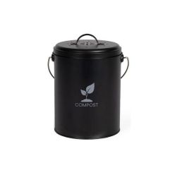 Livoo MES154N Cubo de compostaje de cocina negro de 6 litros Livoo MES154N Cubo de compostaje de cocina negro de 6 litros