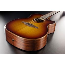 LAG Guitarra Acústica Auditorium A/E Cutaway Edición Limitada Bisel - Brown Shadow