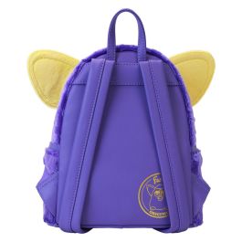 Loungefly Mochila Furby de piel sintética, 22,86x11,43x26,67cm con tirantes ajustables, bolsillo frontal y laterales