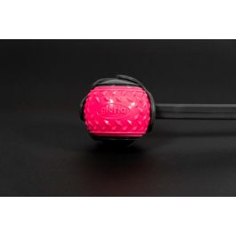 Gloria Lanzador Confort Pro M Play and Run con Pelota TPR para Ejercicio de Perros Medianos/Grandes - Gris y Rosa, 68 cm