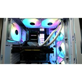 Enermax UCHF12PARGB-W-BP3 Ventilador de Caja 120mm HF120 ARGB Blanco, Silencioso (14-27dB), 1600 RPM, Pack 3