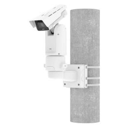 Axis T94N01G Soporte para Poste de Cámaras de Posicionamiento - Acero Inoxidable Marino SUS 316L, IK10, para Postes 100-410 mm