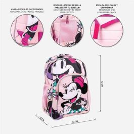 Mochila Escolar Minnie Mouse Rosa 32 x 15 x 42 cm