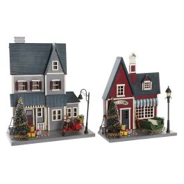 Casa Navidad Tradicional DKD Home Decor Azul Rojo 12.5 x 40 x 30 cm (2 Unidades) Precio: 45.95000047. SKU: B13EJ3LWQH