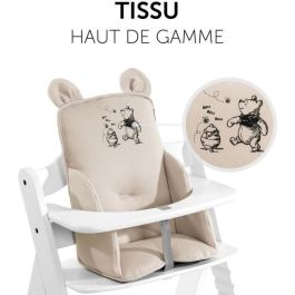 Hauck HAU1732165483954 Cojín para Trona Alpha Antideslizante Winnie the Pooh Beige