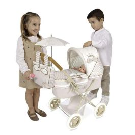 Coche de muñeca plegable veronacon sombrilla.para muñecas de hasta 48 cm.38x65x60 cm Coche de muñeca plegable veronacon sombrilla.para muñecas de hasta 48 cm.38x65x60 cm