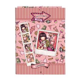 Safta Gorjuss Fairground Carpeta Folio de Cartón con Gomas y Solapas 335x260x25 mm