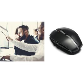 Cherry GENTIX 4K Ratón óptico ambidiestro USB 3600 DPI para oficina Negro