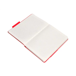 Antartik Cuaderno A4 Tapa Dura Rojo, Hojas Cuadriculadas, 100 Hojas 80gr FSC