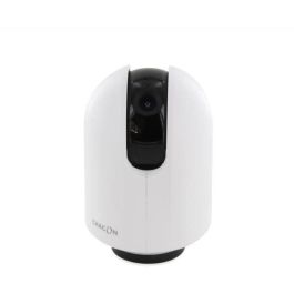 Chacon Cámara IP Wi-Fi Interior 1080P, Girable 360° Motorizada, Detección de Movimiento, Control por Smartphone, Ranura SD 128GB