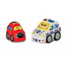 Vtech Tut Tut Bólidos Comisaría de Policía con 3 Vehículos, Juguete con Sonidos, Luces y Pilas AAA Incluidas (28x11,6x27,9 cm) para Niños 1-5 Años Vtech Tut Tut Bólidos Comisaría de Policía con 3 Vehículos, Juguete con Sonidos, Luces y Pilas AAA Incluidas (28x11,6x27,9 cm) para Niños 1-5 Años