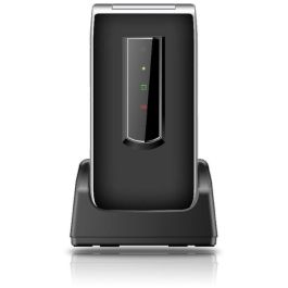 Bea-Fon SL495 LTE Teléfono Móvil Concha 4G con Botones Grandes Negro/Plata