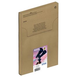 Epson 502XL - Pack de 4 Cartuchos de Tinta XL (Negro, Cian, Magenta, Amarillo) - Alto Rendimiento, Original