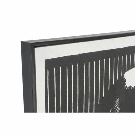 Cuadro Moderno DKD Home Decor Negro Blanco 4.5 x 123 x 83 cm (2 Unidades)