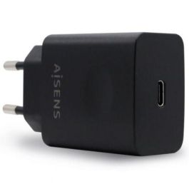 AISENS - CARGADOR USB-C PD3.0 1 PUERTO 1xUSB-C 20W, NEGRO Precio: 4.49999968. SKU: B158HWJN3J