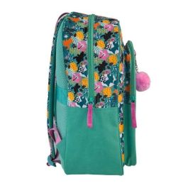 Toybags Mochila Primaria Stitch Tropical, Doble Compartimento, 44x30x20 cm, Adaptable a Carro, Gran Capacidad