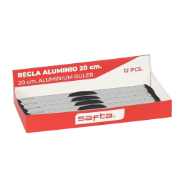 Safta Regla de Aluminio 20 cm, Material: Aluminio, Dimensiones: 30x230x120 mm Precio: 26.98999985. SKU: B1B39H5YQH