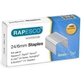 Grapas Rapesco Standard 24/6 Mm. Galvanizadas Caja De 1000 Precio: 0.95000004. SKU: B19PAQ86HP