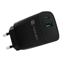 NATEC NUC-2141 Cargador de Dispositivo Móvil Universal USB-C Carga Rápida Interior Negro con Protección Contra Sobrecarga Precio: 13.6900005. SKU: B137ZT269D