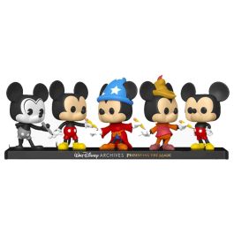 Funko Pop Disney Archivos Pack Premium - Mickey Mouse Colección Inédita 5 Figuras Vinilo 9cm