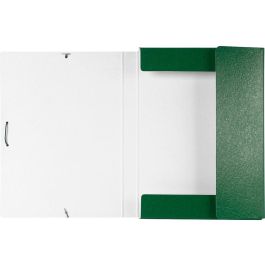 Carpeta Proyectos Liderpapel Folio Lomo 30 mm Carton Gofrado Verde