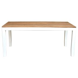 DKD Home Decor Daniela Mesa Comedor Urban Blanco Marron Madera Mango Acacia 100 x 80 x 200 cm Precio: 473.58999974. SKU: B15EV3RMF6