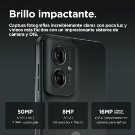 Motorola moto g55 5G Teléfono Móvil 6.49" FHD+ 120Hz, 8GB RAM, 256GB Almacenamiento, Cámara 50MP OIS, 5000 mAh, Android 14, Dual SIM, Gris