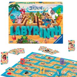 Ravensburger Juego Laberinto Stitch: Tablero que se Transforma con Cada Jugada - Multilingüe - Edad 8+ años