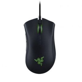 RATÓN GAMING RAZER DEATHADDER ELITE - SENSOR ÓPTICO 1600PPP REALES - ILUMINACIÓN RAZER - RUEDA DESPLAZAMIENTO - 7 BOTONES PROGRAMABLES - CABLE 2M