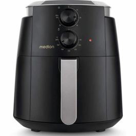 Medion MD13020 Freidora de Aire Caliente Airfryer 4.7L 1500W Hasta 200°C con Temporizador 60 Minutos Negra