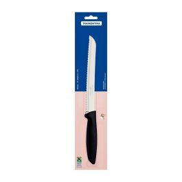 Tramontina Cuchillo Panero Plenus Negro 200 mm Hoja Acero Inoxidable