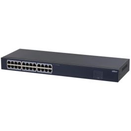 Dahua Technology SF1024 Switch no administrado L2 Fast Ethernet (10/100) con 24 puertos RJ-45, montaje en rack, negro