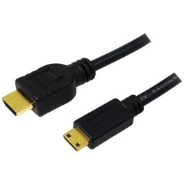 LogiLink CH0023 - Cable HDMI a Mini HDMI con Ethernet 2m Negro - Conectores A Macho a C Macho