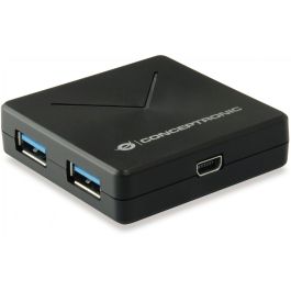 Conceptronic HUBBIES02B Hub USB 3.2 Gen 1 de 4 Puertos Tipo A, Negro, 5000 Mbit/s Precio: 36.58999949. SKU: B14QHTCRHW