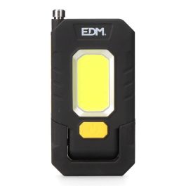 Edm Linterna LED XL Recargable con Imán Telescópico, 5W + 3W, 300LM, Batería de Litio Incluida