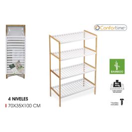 Estantería de Bambú 4 Niveles 70x35x100 cm - Confortime (2 Unidades) Precio: 91.50000035. SKU: B1EG4GM9Z8