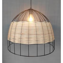 Lampara Techo Urban DKD Home Decor Negro Marron 50 x 42 x 50 cm