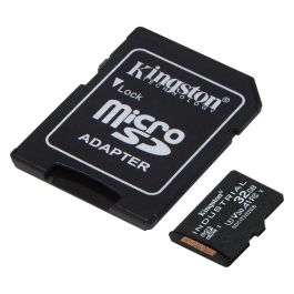 Kingston Tarjeta microSDHC Industrial 32GB 100MB/s +Adaptador