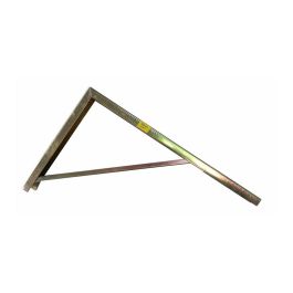 Fepre Escuadra de acero bicromatado Robusto 30 x 50 cm, peso máximo 500 kg (2 unid.)