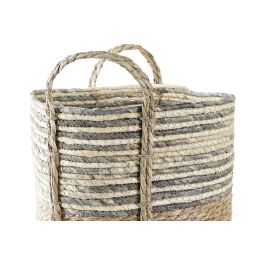 Cesta DKD Home Decor Gris 33 x 35 x 33 cm