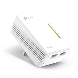 TP-Link TL-WPA4220 Adaptador PowerLine AV600 WiFi Extensor de Red, 600 Mbit/s, 2 Puertos Ethernet Rápido, Cobertura 300m, Blanco Precio: 54.94999983. SKU: S0211250