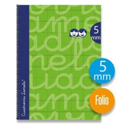Lamela Bloc Tapa Forrada Fº 80H Cuadrovia 5 Mm Verde 5 unidades Precio: 27.89000027. SKU: B19NZ38ZEY
