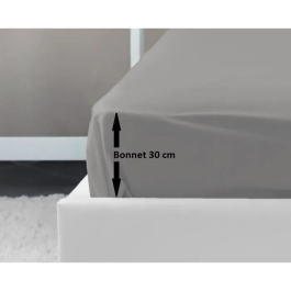 Lovely Home Sábana Ajustable 100% Algodón 160x200x30 cm Gris Claro Precio: 24.99000053. SKU: S7105465